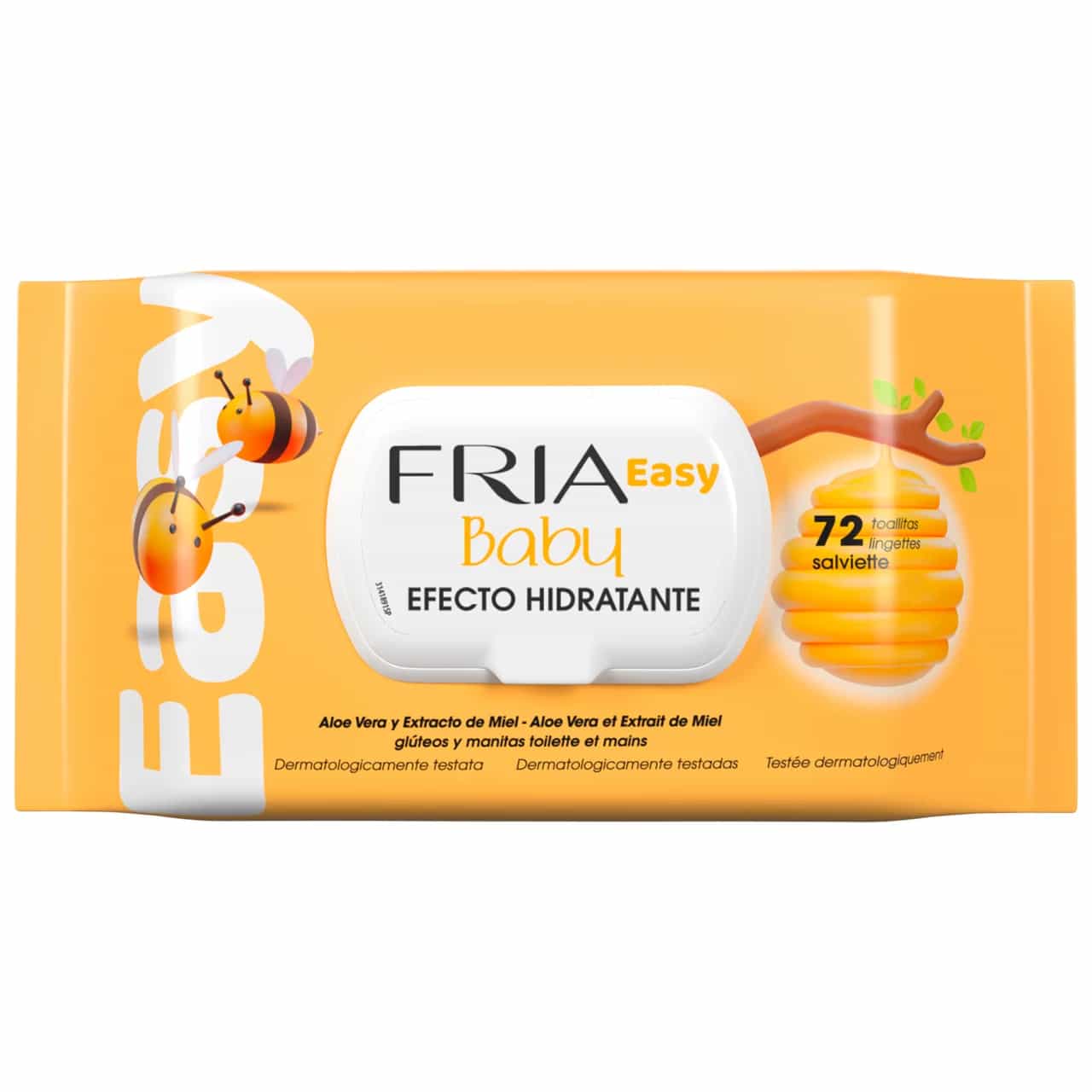 Imagen de FRIA EASY BABY TOALLITAS HÚMEDAS E HIDRATANTES BEBÉ 72 UDS