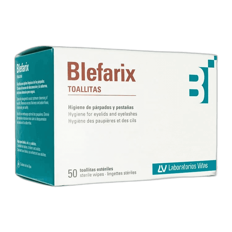 Imagen de BLEFARIX TOALLITAS 50 UNIDADES
