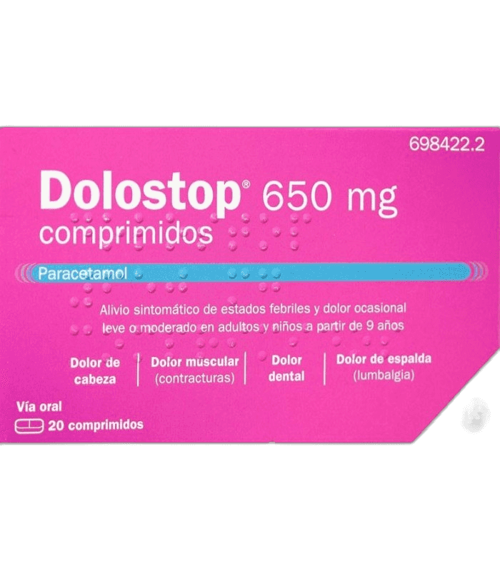Imagen de DIFENATIL 650 mg 20 COMPRIMIDOS