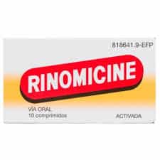 Imagen de RINOMICINE ACTIVADA 10 COMPRIMIDOS