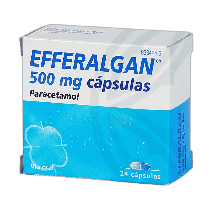 Imagen de EFFERALGAN 500 mg 24 CAPSULAS