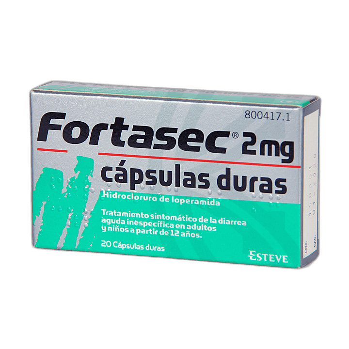 Imagen de FORTASEC 2 mg 20 CAPSULAS