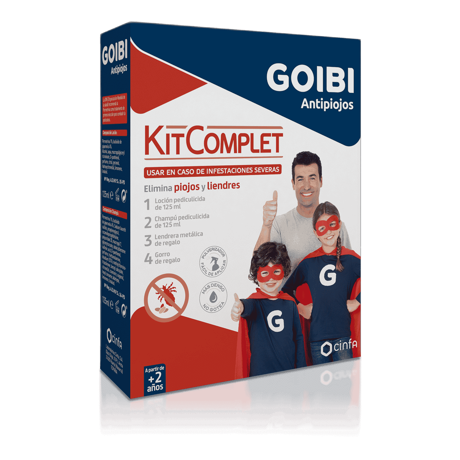 Imagen de GOIBI ANTIPIOJOS KIT COMPLET
