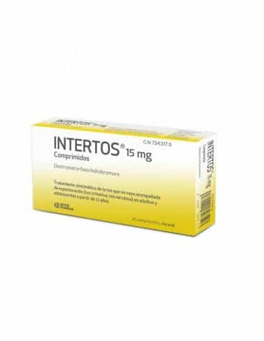 Imagen de Intertos 15 Mg 20 Comprimidos
