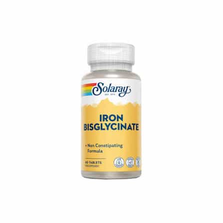 Imagen de Solaray Hierro Bisglicinato Iron Bisglycinate 60 Comprimidos