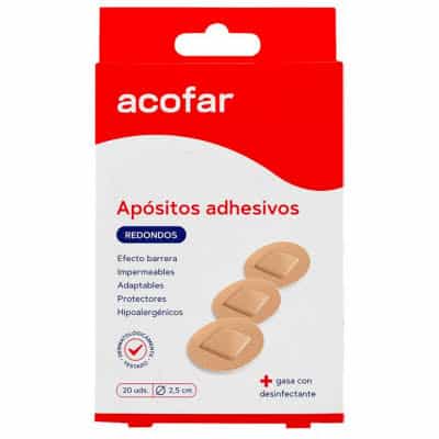Imagen de Acofar Áposito Adhesivo Redondos 20 Uds