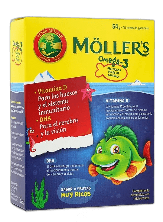 Imagen de MOLLER´S OMEGA 3  45 GOMINOLAS