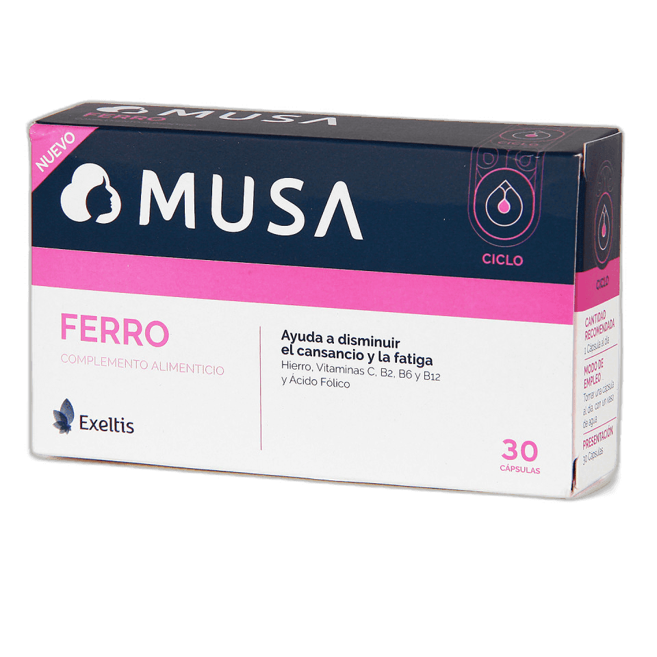 Imagen de MUSA FERRO  30 CAPSULAS