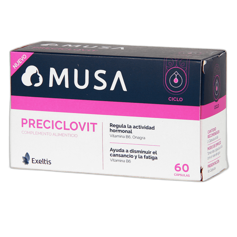 Imagen de MUSA PRECICLOVIT  60 CAPSULAS