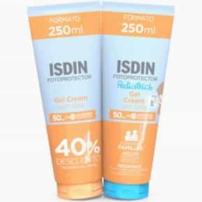 Imagen de Isdin Pack Fotoprotector Gel Crema Spf50+ 250 Ml + Isdin Pediatrics Gel Crema Spf50+ 250 Ml