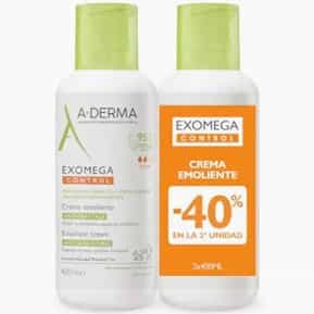 Imagen de A-DERMA EXOMEGA CONTROL CREMA EMOLIENTE DUPLO 2X400 ML