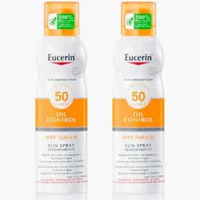 Imagen de EUCERIN DUPLO SPRAY SPF50+ TOQUE SECO 2X200 ML