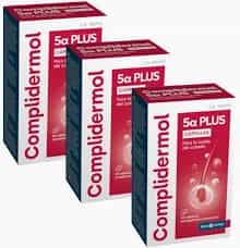 Imagen de PACK COMPLIDERMOL 5 ALFA PLUS 180 CAPSULAS