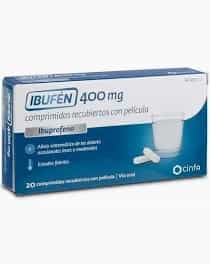 Imagen de IBUFEN 400 MG 20 COMPRIMIDOS RECUBIERTOS
