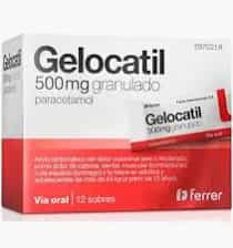 Imagen de GELOCATIL 500 MG GRANULADO 12 SOBRES