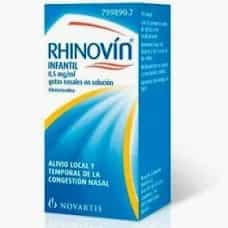 Imagen de RHINOVIN INFANTIL 0,5 MG/ ML SOLUCIÓN GOTAS NASALES 10 ML
