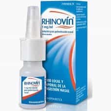 Imagen de RHINOVIN 1MG/ML SOLUCION PARA PULVERIZACION NASAL 10 ML