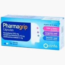 Imagen de PHARMAGRIP 500/4/10 MG 14 CAPSULAS