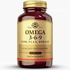 Imagen de Omega 3-6-9 Fish Flax Borage Solgar 60 Perlas