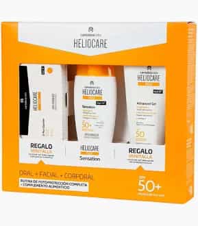 Imagen de Heliocare 360 Pack Sensation Spf50+ 50 Ml + Advanced Gel Spf50 100 Ml + D Plus 7 Cápsulas
