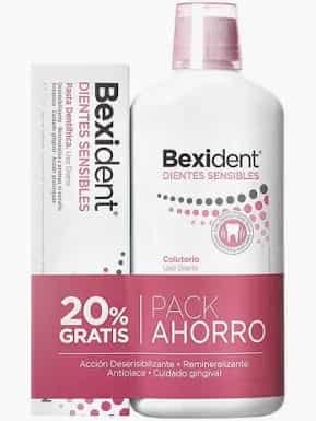Imagen de Pack Bexident Dientes Sensibles Colutorio 500 Ml + Pasta 75 Ml