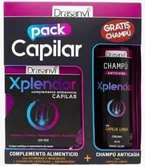 Imagen de Pack Capilar Xplendor 24 Cápsulas + Champú 300 Ml Drasanvi
