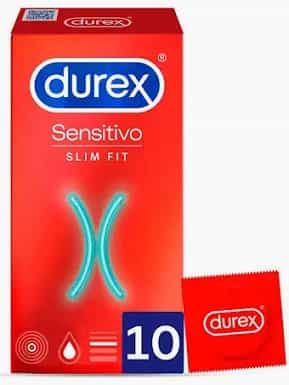 Imagen de Durex Sensitivo Slim Fit Preservativos 10 Uds