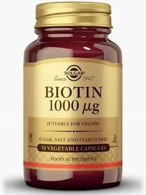 Imagen de Solgar Biotina 1000 Microgramos 50 Cápsulas Vegetales