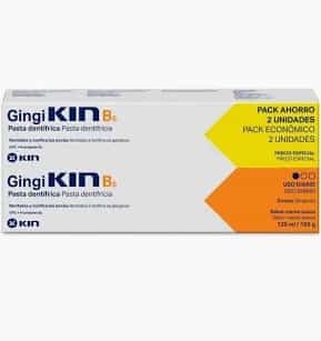 Imagen de Gingikin B5 Duplo Pasta Dental 2X125 Ml Sabor Menta Suave