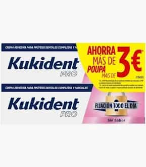 Imagen de Kukident Pack Fijación Todo El Día Neutro  2X47 Gr Sin Sabor