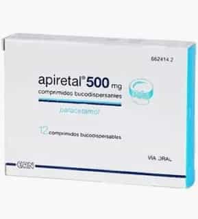 Imagen de Apiretal 500 mg 12 Comprimidos Bucodispersables