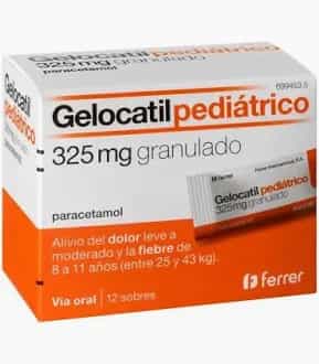 Imagen de Gelocatil Pediátrico 325 Mg Granulado 12 Sobres