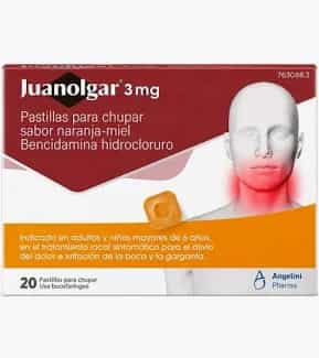 Imagen de Juanolgar Naranja-Miel 3 Mg 20 Pastillas Para Chupar