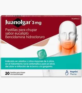 Imagen de Juanolgar Eucalipto 3 Mg 20 Pastillas Para Chupar