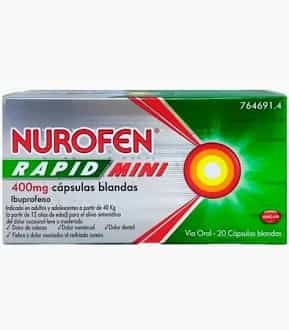 Imagen de Nurofen Rapid Mini 400 Mg 20 Cápsulas Blandas