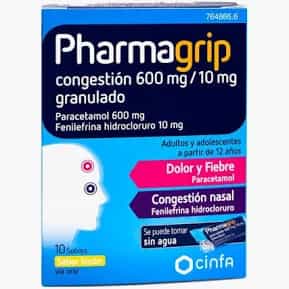 Imagen de Pharmagrip Congestion 600/10 Mg 10 Sobres Granulados