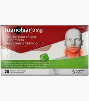 Imagen de Juanolgar Menta 3 Mg 20 Pastillas