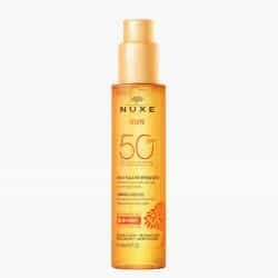 Imagen de Nuxe Sun Aceite Bronceador Rostro Y Cuerpo Spf50+ 150 Ml