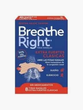 Imagen de Breathe Right Tira Nasal Extra Fuerte Clásica 8 Uds