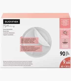 Imagen de Suavinex Discos Absorbentes 60+30 Uds