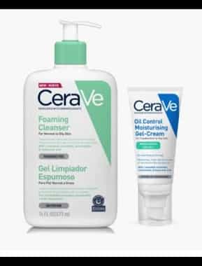 Imagen de Cerave Pack Rutina Gel Limpiador Espumoso 473 Ml + Gel-Crema Hidratante Oil Control 52 Ml