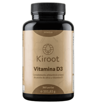 Imagen de VITAMINA D3 KIROOT  360 PERLAS