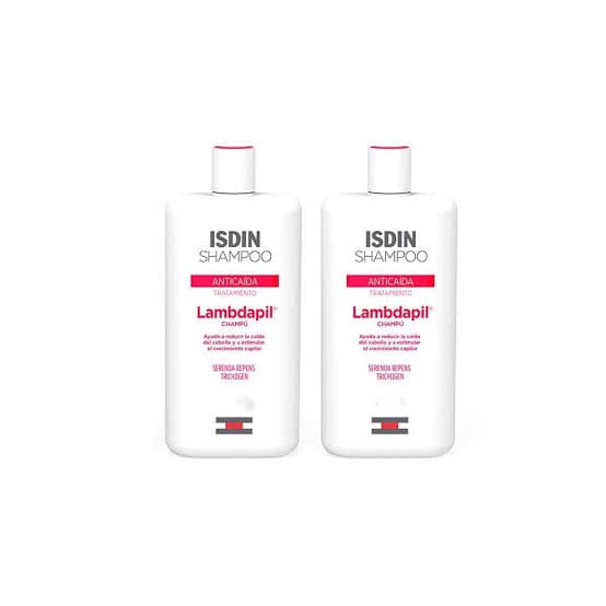 Imagen 2 de Isdin Lambdapil Anticaída Duplo Champú 2x400 Ml