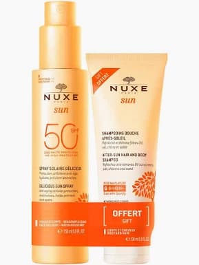 Imagen 2 de Nuxe Sun Spray Spf50+ 150 Ml + Aftersun 100 Ml
