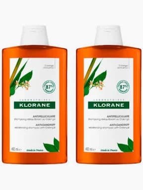 Imagen de Klorane Duplo Champú A La Galanga 2x400 Ml