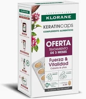 Imagen 2 de Klorane Anticaída Fuerza y Vitalidad Cabello y Uñas 90 Cápsulas