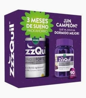 Imagen 2 de Zzzquil Forte Pack 90 Gummies Sabor Frutas Del Bosque