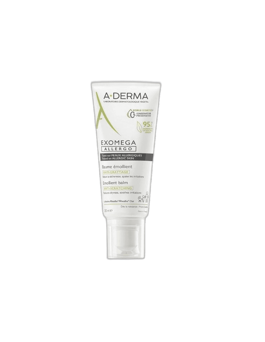 Imagen de A-DERMA EXOMEGA ALLERGO BALSAMO EMOLIENTE ANTI-RASCADO 1 EN