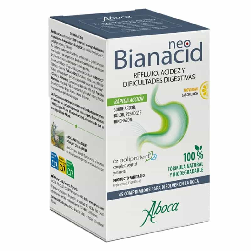 Imagen de Neobianacid 45 Comprimidos Sabor Limón