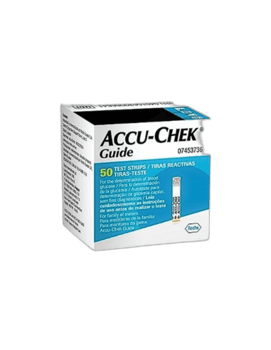 Imagen de ACCU CHEK GUIDE 50 TIRAS REACT GLUCEMIA